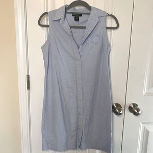 Vintage Lauren Ralph Lauren Blue and White Checkered Dress